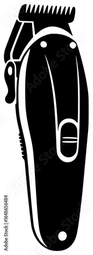 Trimmer for precise cutting and styling with adjustable blade in a beauty salon setting naturally