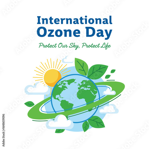 Protect Our Sky Ozone Layer Day Card