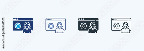 Admin Multiple Style Icon Collection