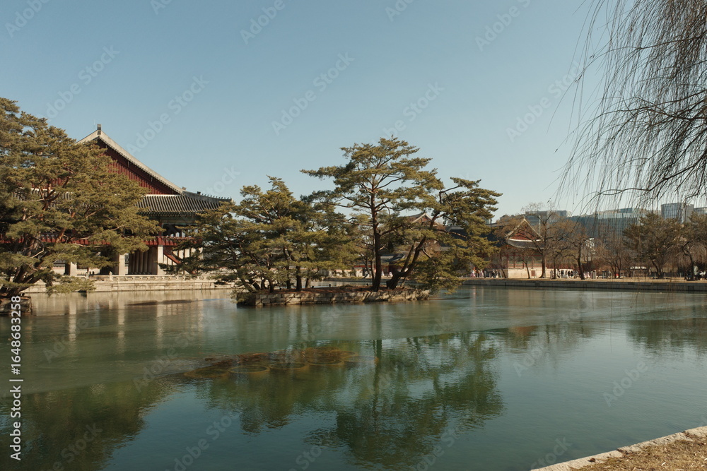 Fototapeta premium reflection in the lake