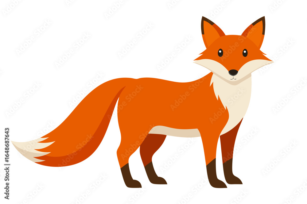 Obraz premium beautiful fox