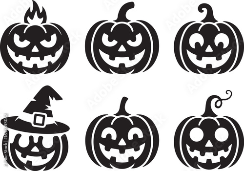 Spooky Halloween Jack O Lanterns Collection