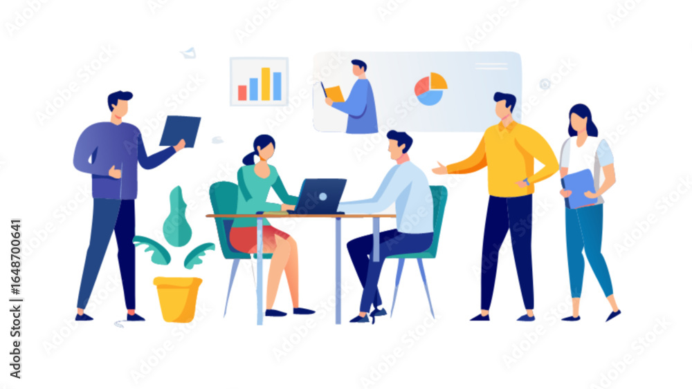 Teamwork collaboration business meeting office colleagues brainstorming project management discussion strategy planning Teamwork collaboration business meeting office colleagues brainstorming project management discussion strategy planning