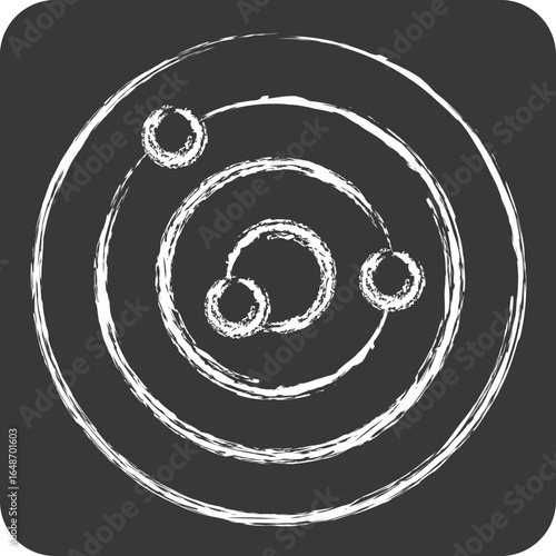 Icon Radar. related to Sensors symbol. chalk Style. design editable