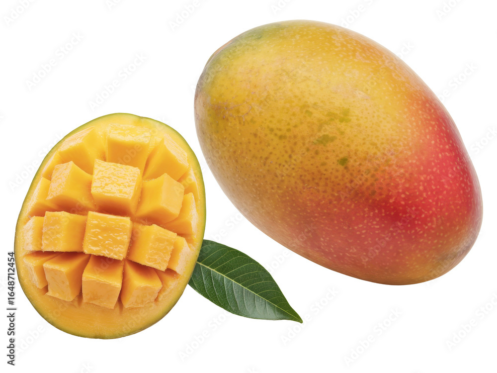 fresh mango fruit isolated on white background fresh mango fruit isolated on white background