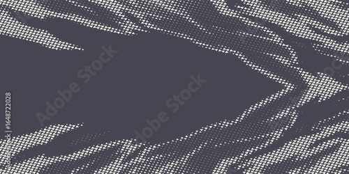 Triangles Halftone Pattern Vector Abstract Geometric Technology Background. Triangular Half Tone Texture. Minimal Style Dynamic Tech Wallpaper