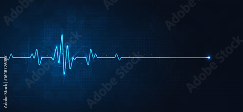Heart pulse and heartbeat. world heart day. health care medical focus heartbeat for checking the function of the patient heart. modern simple design for medical apps, websites and hospital. vector.