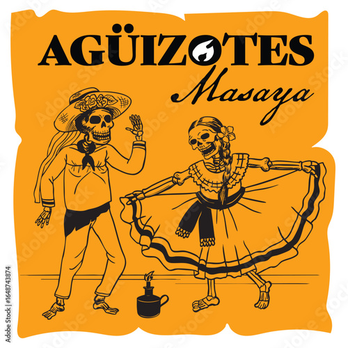 Traditional Festival of Aguizotes in Masaya, Nicaragua, Central America.