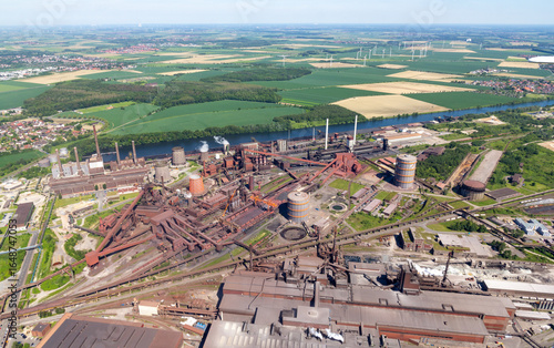 Luftbild der Salzgitter AG aus Richtung Süden