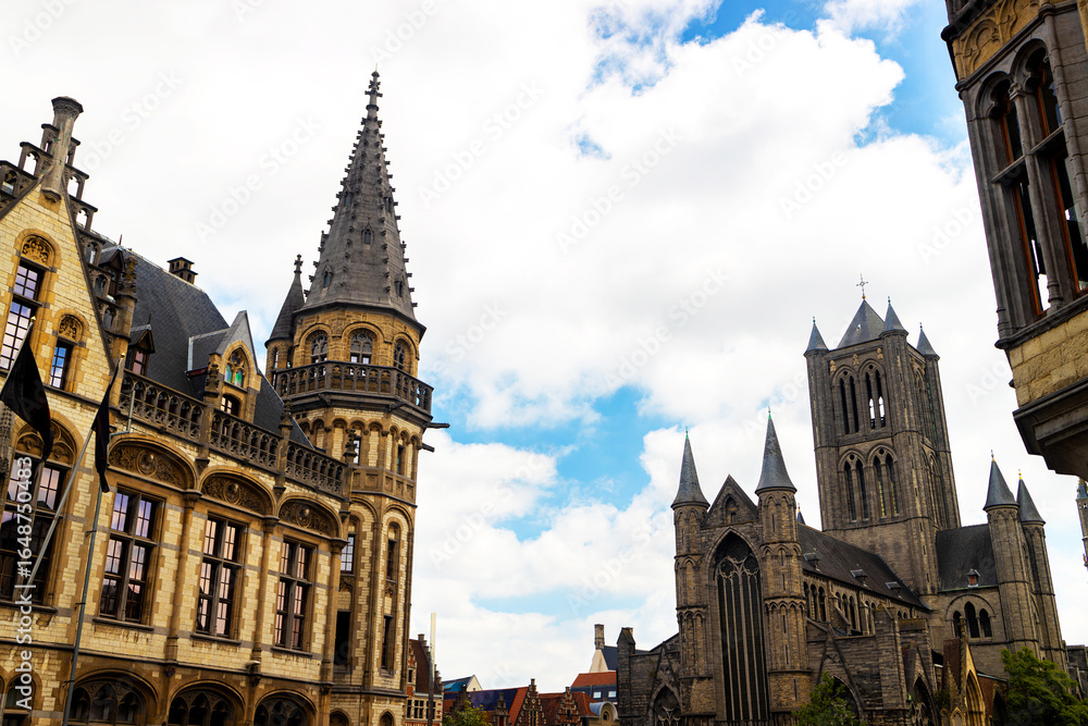 Fototapeta premium the historic city of gent belgium