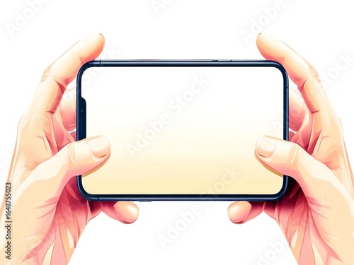 hand holding tablet smartphone mobile