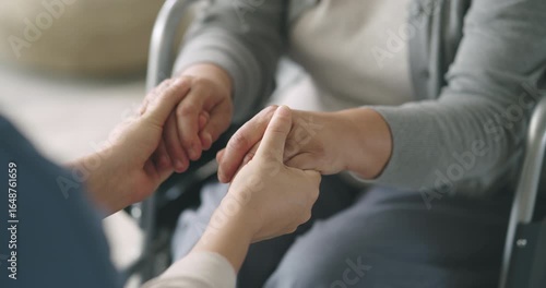 Healthy lifestyle and medical concept, the healthcare worker supports elderly patient