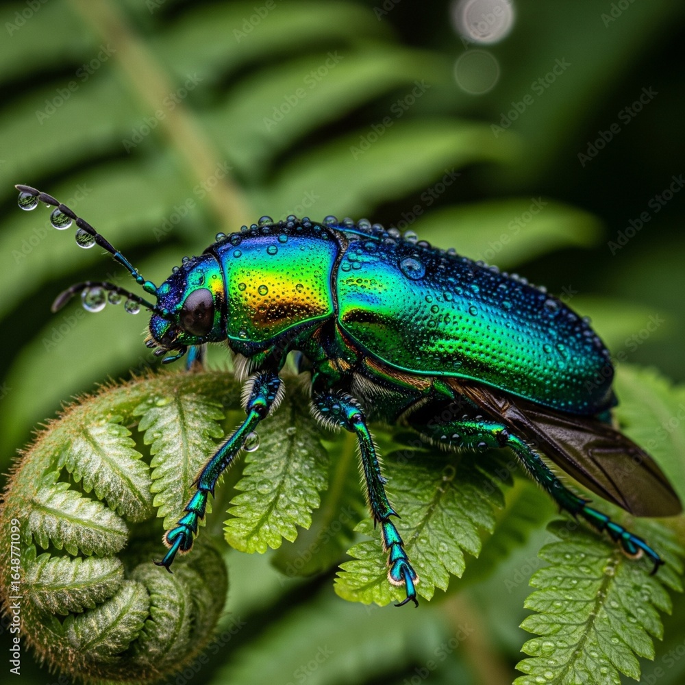 Fototapeta premium bug on a leaf