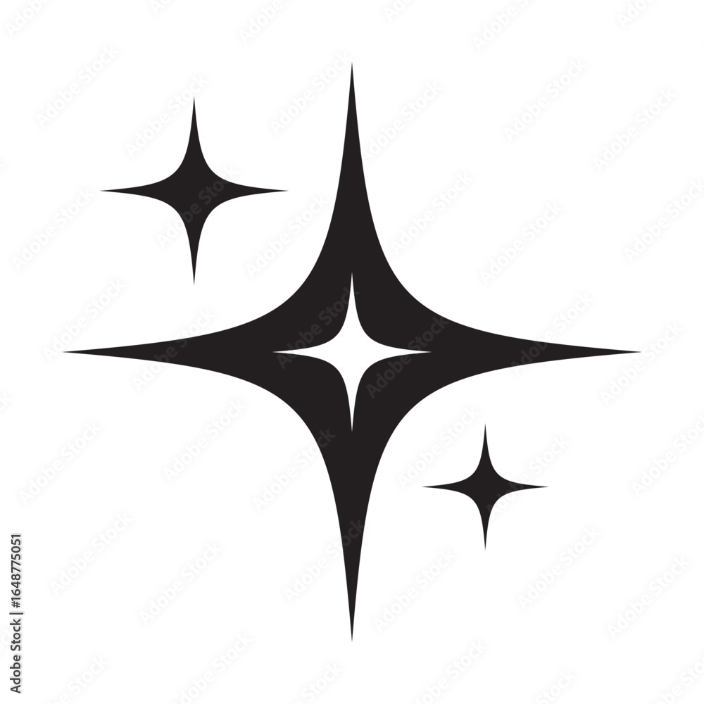 Obraz premium Twinkle star icon.