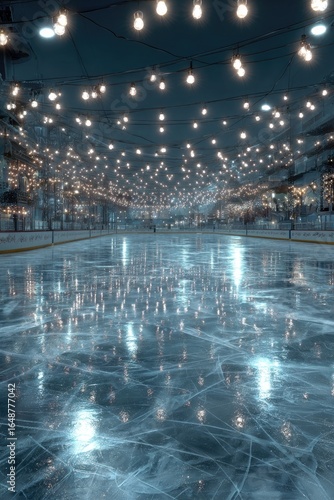 Empty Ice Arena