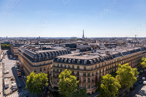 Paris Cityscape (view from the Opera quarter) - Paris, France