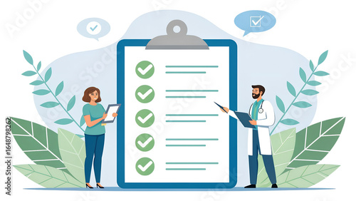 Task Alignment – Productivity, Healthcare, Collaboration, Conceptual, Strategy, Abstract, Checklist, Teamwork, Transparent Image
