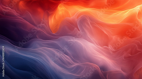 Abstract flowing forms of vibrant colors (1)