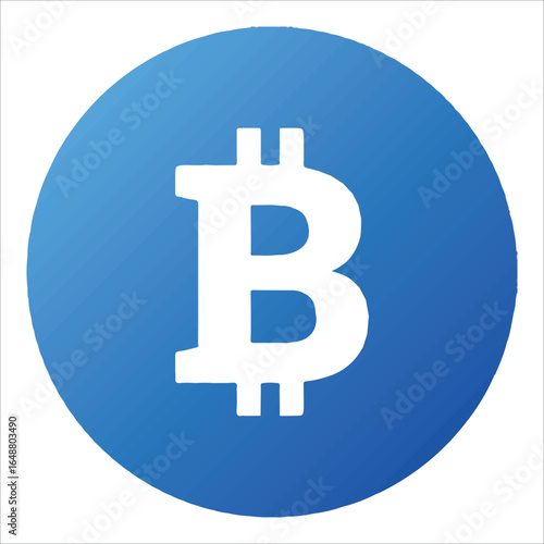Bitcoin Gold Coin Vector | Cryptocurrency & Blockchain Icon (EPS 10)