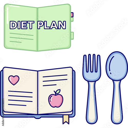 Diet Plan, Healthy Eating, Meal Planning, and Balanced Nutrition Concept