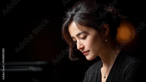 Wallpaper Mural Focused Woman Thoughtful Business Image Torontodigital.ca