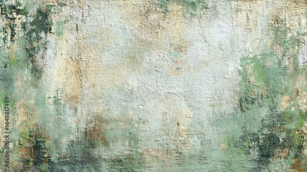 Obraz premium Textured, muted tones of beige, green, and gray