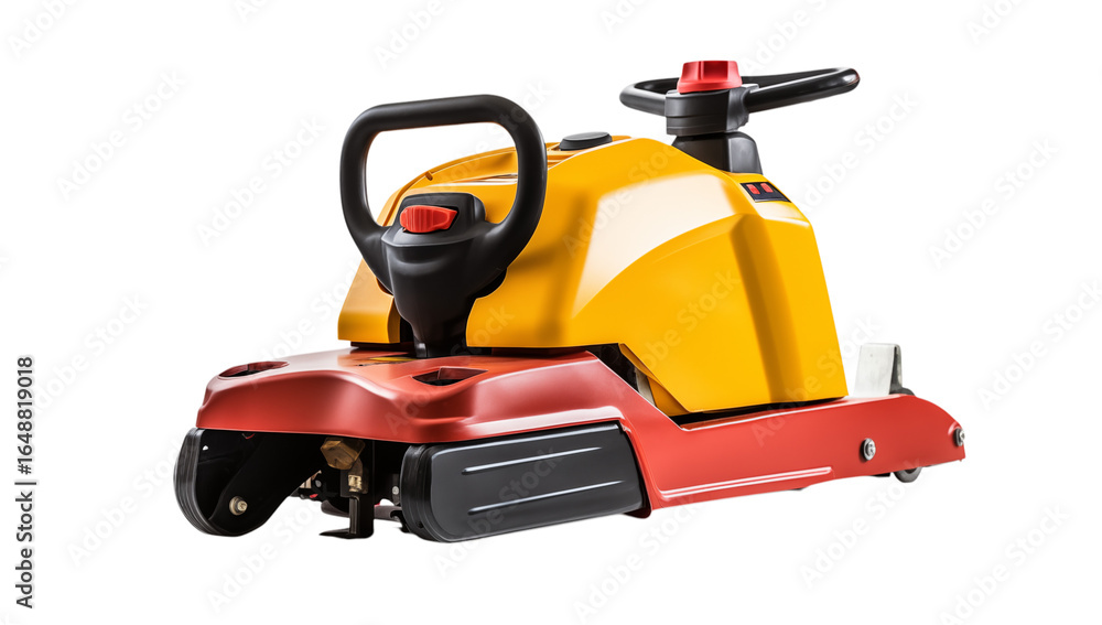 Fototapeta premium Compact Electric Ground Maintenance Vehicle: Powerful & Efficient on transparent background png