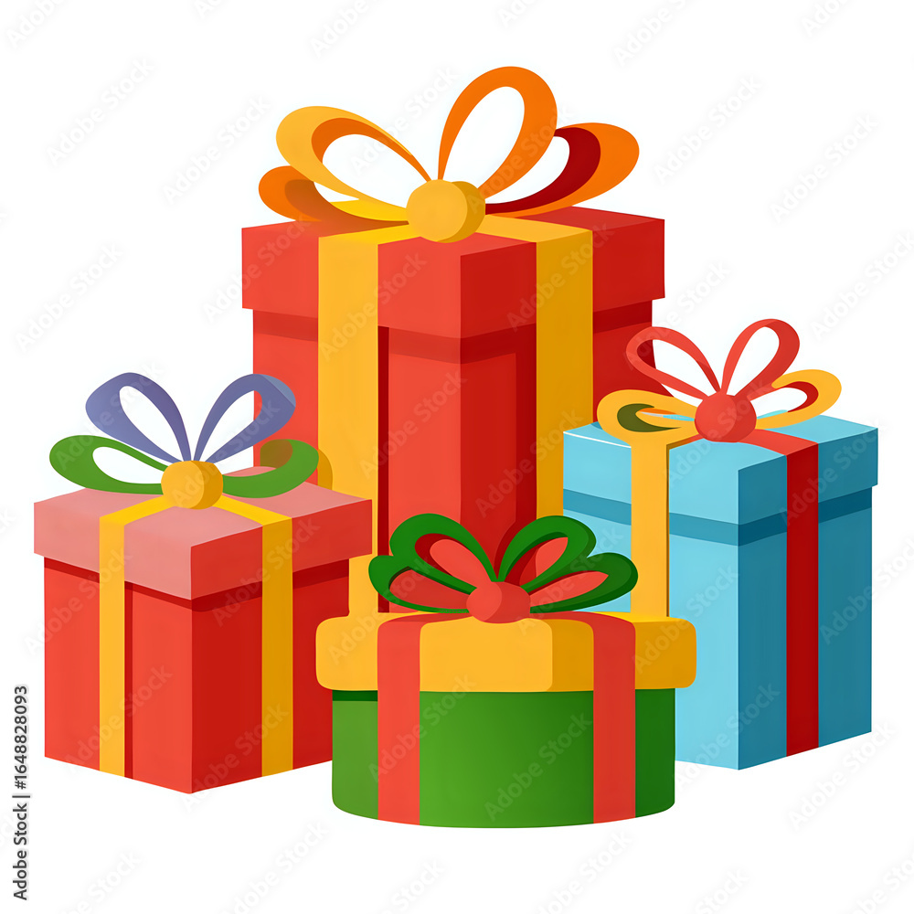 Fototapeta premium gift box ,vector illustration white background