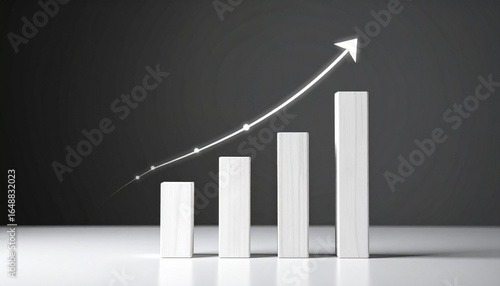 Visualizing results by drawing three ascending bar graphs directly