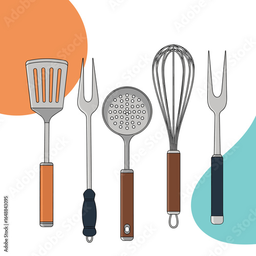 Essential kitchen utensils for cooking and baking enthusiasts