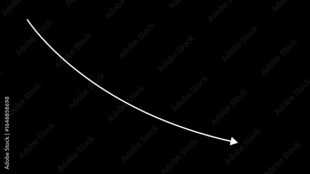 business down graph arrow financial chart investment market concept . .Animated of down business graph icon . Money loss concepts. Cash down, business down graph arrow financial chart investment market concept . .Animated of down business graph icon . Money loss concepts. Cash down,