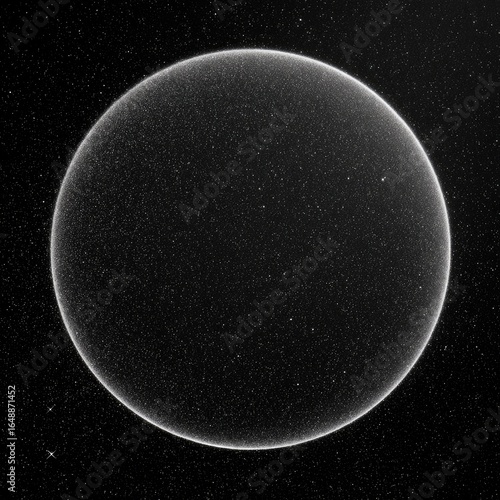 Celestial sphere, pale gray, dotted