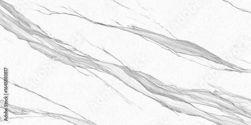 White marble-like surface with flowing grey veins