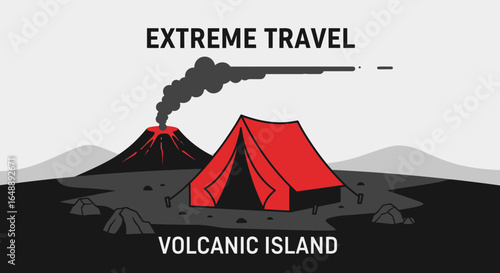 Adventure Awaits: Camping Under the Shadow of an Active Volcano