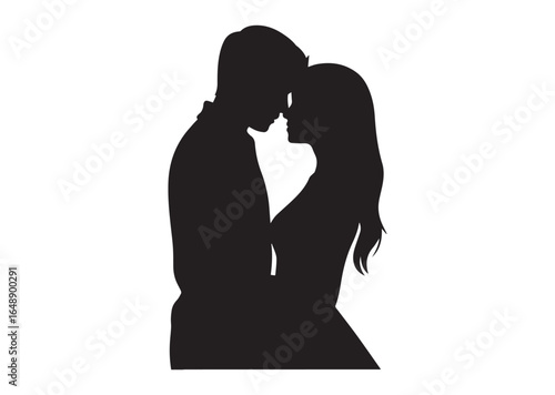 Man and woman couple love vector illustration