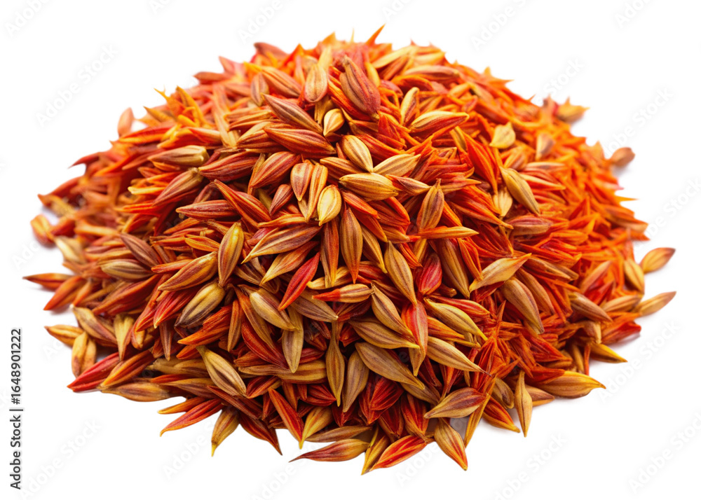 Naklejka premium Safflower seeds isolated on white background png