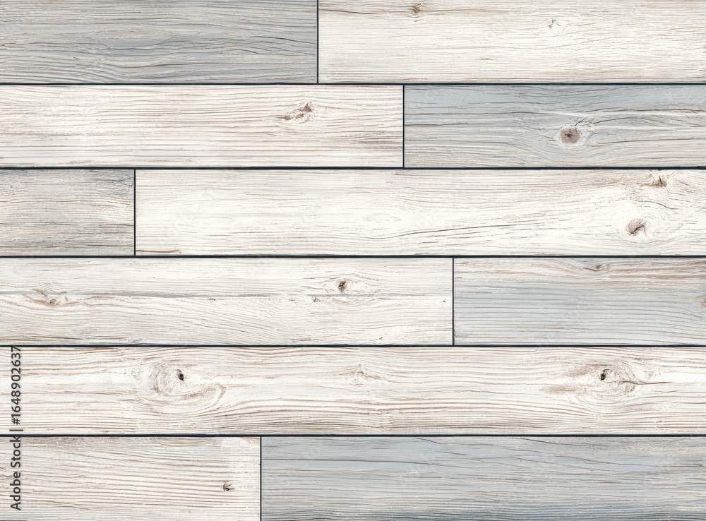 Obraz premium Light wood plank flooring, neutral tones