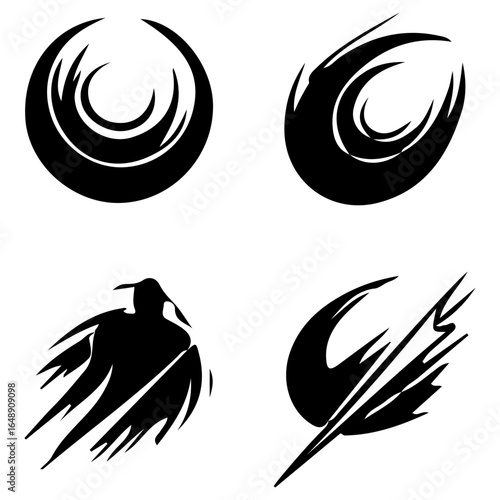 Final Fantasy XIV Black Mage Job & Spell Icon Set