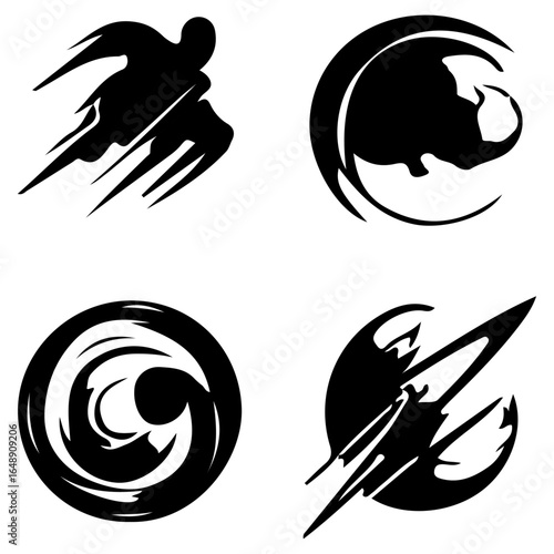 Final Fantasy XIV Black Mage Job & Spell Icon Set