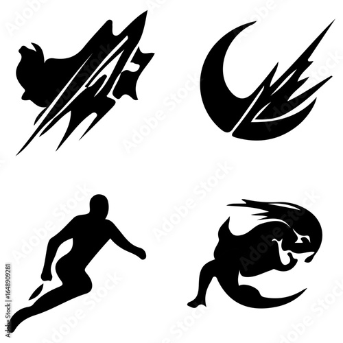 Final Fantasy XIV Black Mage Job & Spell Icon Set