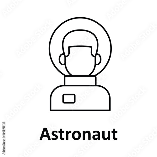 Astronaut  Vector icon which can easily modify or edit