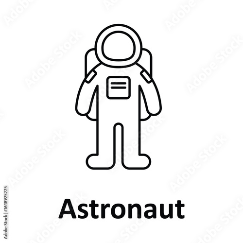 Astronaut Vector icon which can easily modify or edit