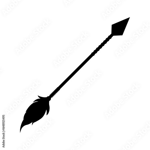 Arrow vector icon. Archery illustration sign. Archer symbol. Bow and arrows logo. Arrow for bow.