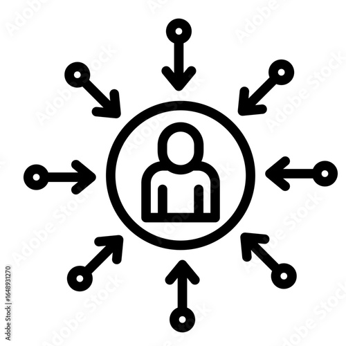 Human-Centered Design  Icon Element For Design