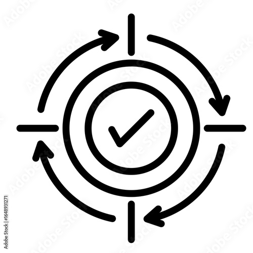 Positive Impact  Icon Element For Design