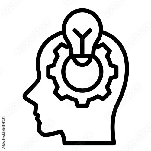 Innovation Gear  Icon Element For Design