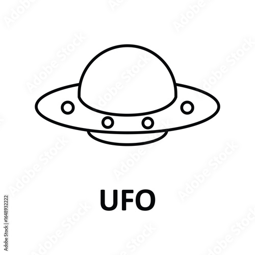 UFO Vector icon which can easily modify or edit