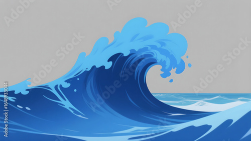 blue wave background