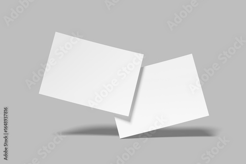 A4 Certificate Blank Mockup Template
