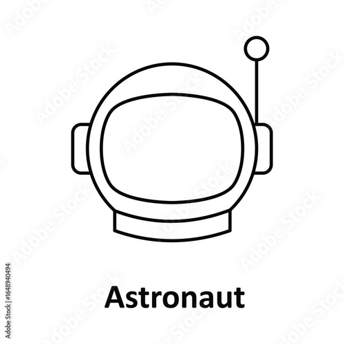 Astronaut Vector icon which can easily modify or edit